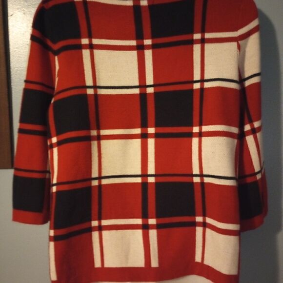 Hampshire studio acrylic bell sleeve cape style sweater - Picture 9 of 10